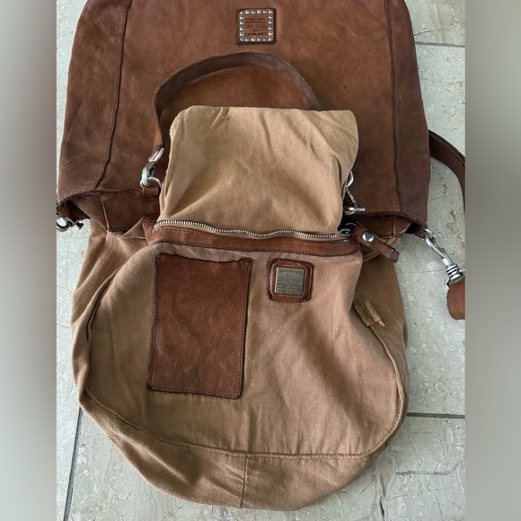 Campomaggi Free People Gorgeous Studded Leather Embellished Crossbody Tote Bag - Picture 13 of 16